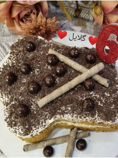 عکسی از دستور کیک شيفون نسکافه ای (تولد 6 سالگی کوکپد) 😋