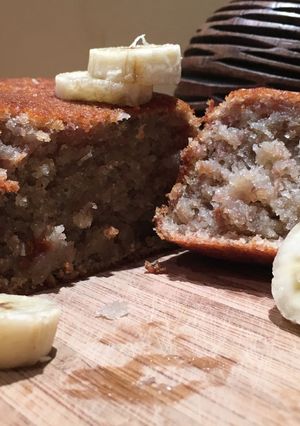 Una foto de Budín de banana