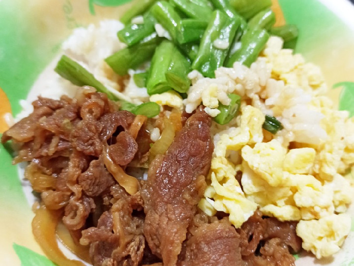 Langkah Mudah untuk Menyiapkan Beef Yakiniku Rice Bowl Yoshinoya ala&amp;#34; rumahan, Bikin Ngiler