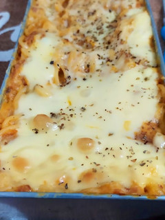 Foto resep Cheese-Baked Spaghetti