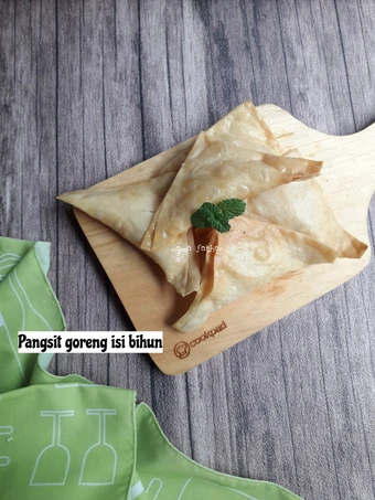 Cara Mudah Membikin Resep  Pangsit goreng isi bihun yang Bikin Ngiler, Sempurna