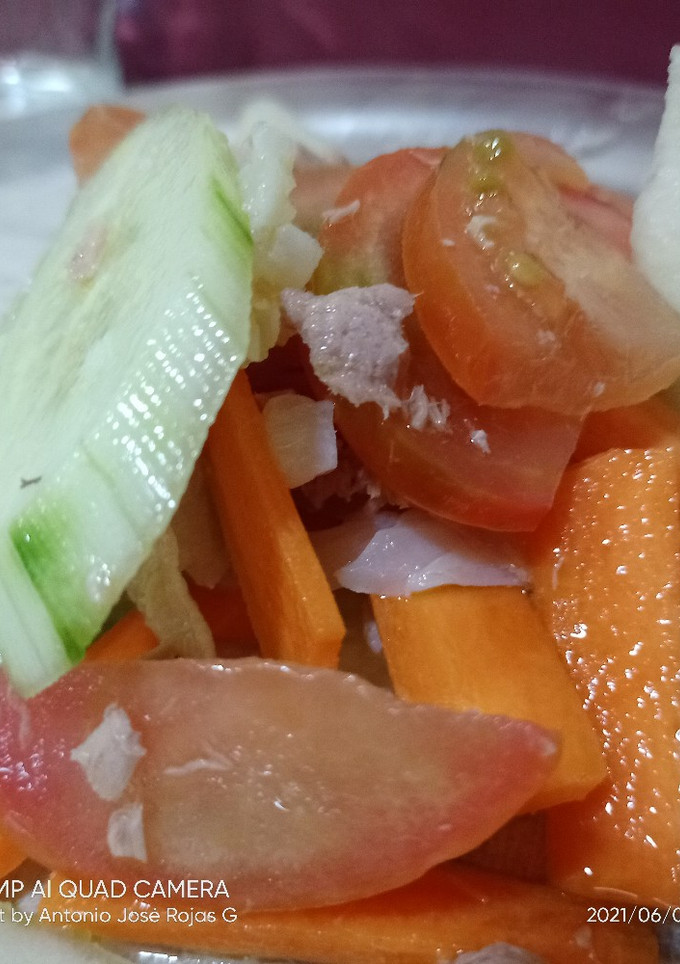 Una foto de Ensalada de bacalao