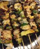 Brochettes de Pollo (pinchos)