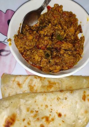A picture of Paneer tandoori masala burji.