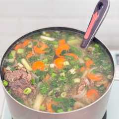 A picture of Sop daging sapi/kerbau (qurban).
