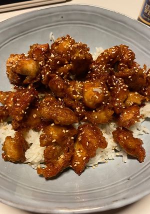 Une photo de Poulet au miel