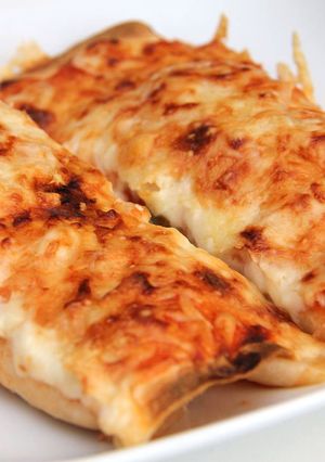 Salsa-csirkés Enchiladas recept fotója