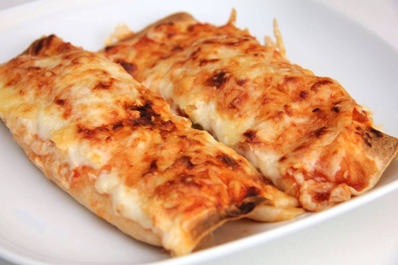 Salsa-csirkés Enchiladas recept recept fotó