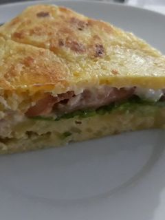 Una foto de Tortilla de patatas vegetal