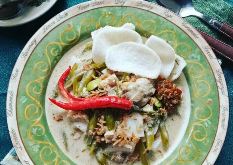 Langkah mengolah Lontong Sayur Tauco, Sempurna