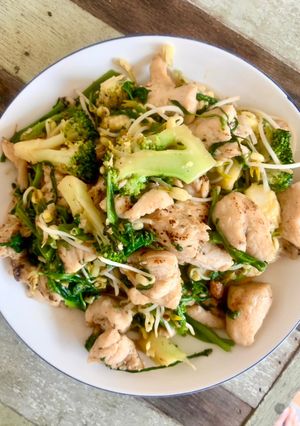 รูปของ อกไก่ผัดผัก ปรุงน้อย