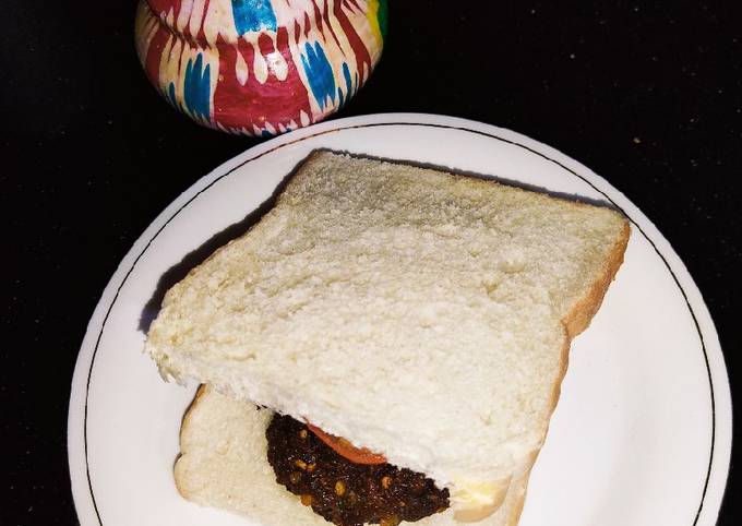 3 Colour - Beef Peshawari Kabab Sandwich