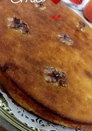 صورة لوصفة بسبوسة بالقشطة 🥮