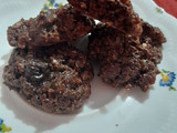Galletitas de avena y cacao con pasas de uva
