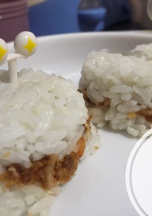 Foto resep Nasi kepal orak arik ayam