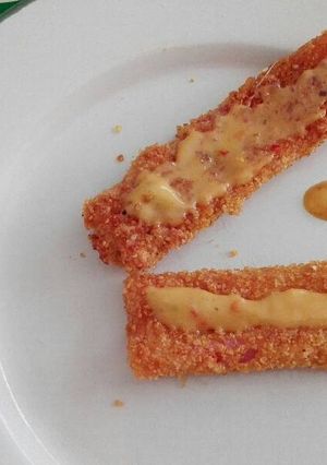 Una foto de Rollitos de jamón a la Maricela