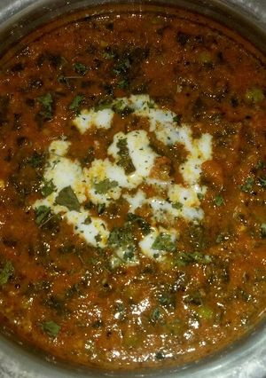 A picture of Methi Malai Matar Recipe.