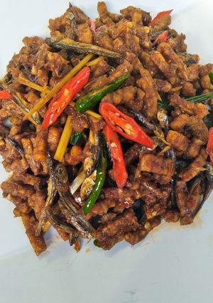 Foto resep Orek Tempe Campur Ikan Teri
