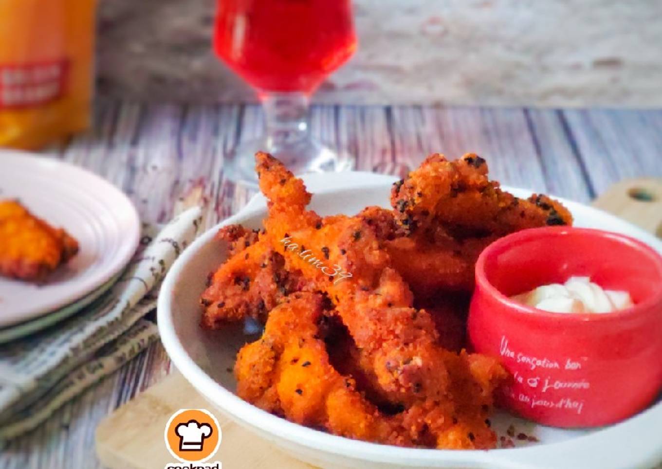 Crispy chicken fingers