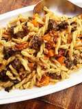 Fullblood Wagyu Sweet Italian Sausage Pasta with Butternut Squash