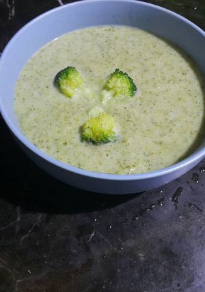 صورة لوصفة شوربه بروكلى