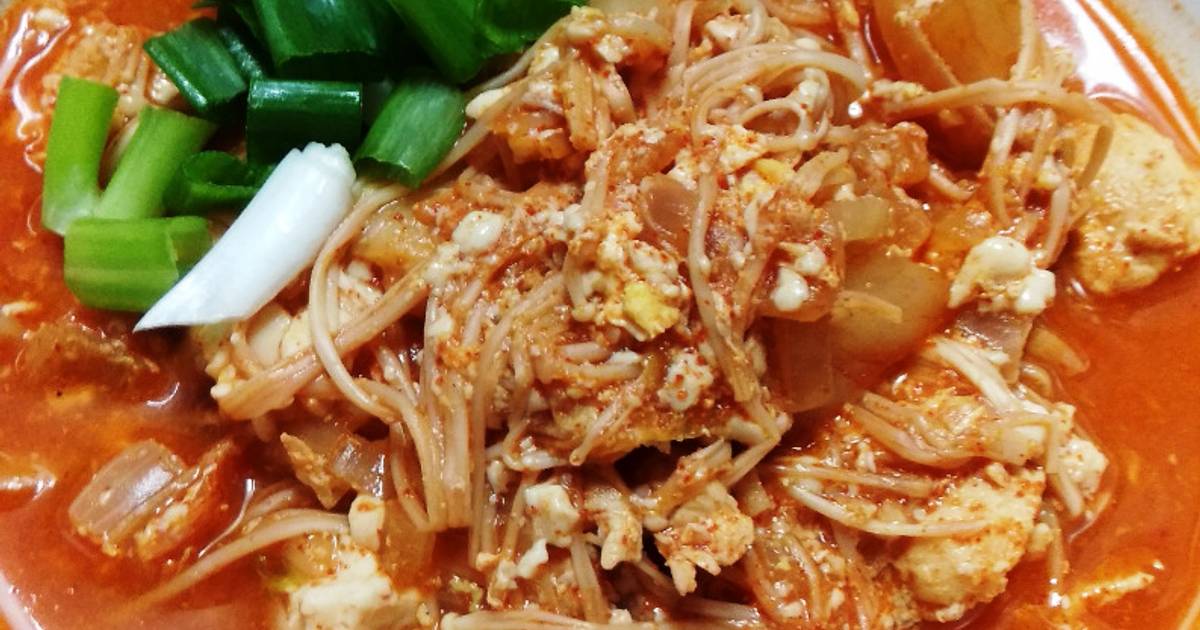 Resep Sundubu Jigae ala-ala Indo oleh Trianna - Cookpad