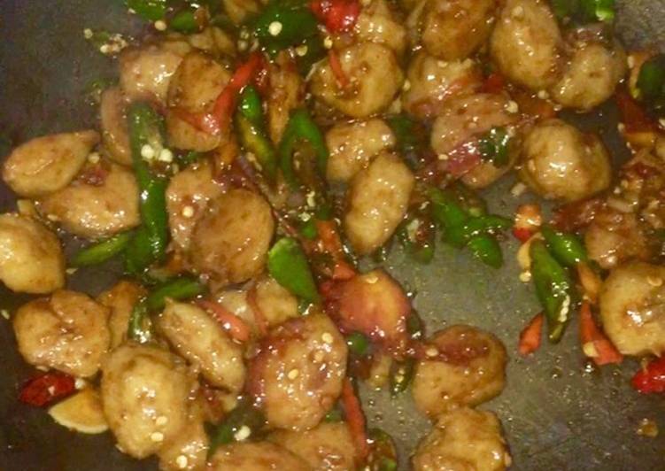 Resep Terbaik Tumis Bakso Pedas Enak Sempurna