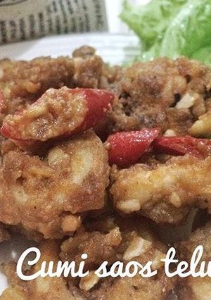 Foto resep Cumi Saos Telur Asin