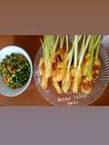 Satay lilit bali and lawar bali
