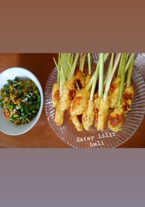 Foto resep Satay lilit bali and lawar bali