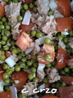 Una foto de Ensalada de guisantes