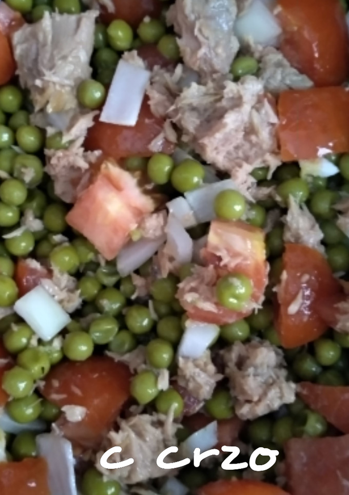 Una foto de Ensalada de guisantes