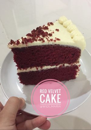Foto resep Red Velvet Cake with Cream Cheese Frosting