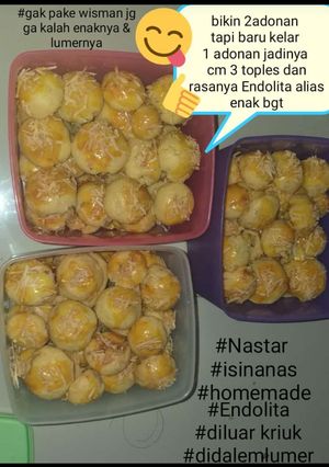 Foto resep Nastar luar crunchy dalam lumer ga pake wisman jg tetap enak 😍