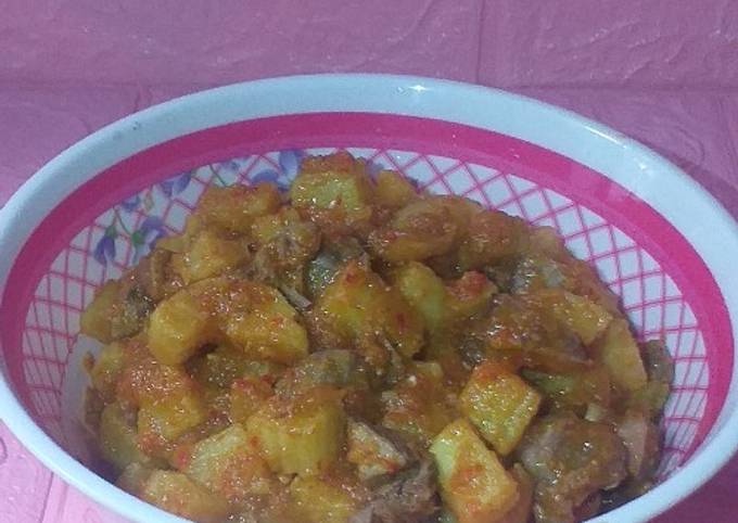 Bagaimana Membuat Sambal kentang ati ampela Anti Gagal