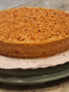 Una foto de Tarta de dulce de leche sin horno