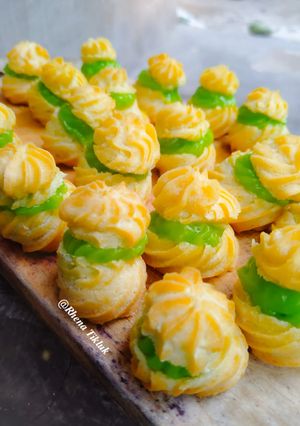 Foto resep Kue Sus Vla Pandan