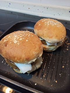 Una foto de Pan de hamburguesa en panificadora