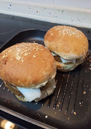 Una foto de Pan de hamburguesa en panificadora