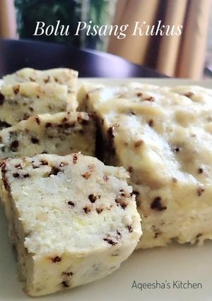 Foto resep Bolu Pisang Kukus Magic Com (No Mixer, Takaran Sendok)