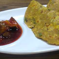 A picture of દાળભાત ના થેપલા (Dalbhat Thepla Recipe In Gujarati).