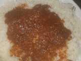 Rice and stew