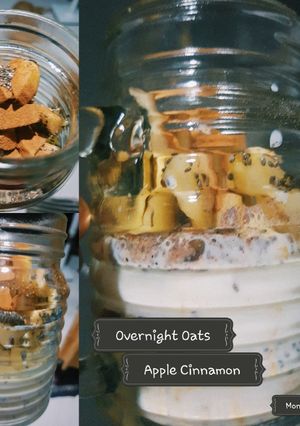Foto resep Overnight Oats - Apple Cinnamon