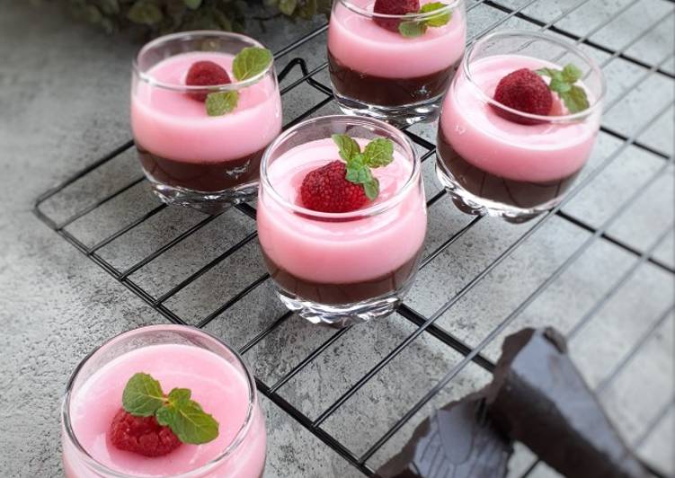 Resep Choco Berry Pudding Enak dan Antiribet
