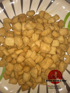 A picture of Coconut chinchin.