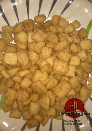 A picture of Coconut chinchin.