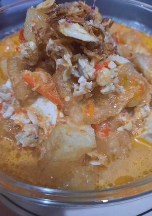 Foto resep Sambel tumpang (sambel tempe rebus kuah santan)