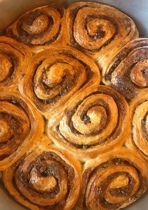 รูปของ Cinnamon roll with cream cheese frosting🍊👩🏾‍🍳ชินนาม่อนโรลครีมชีส