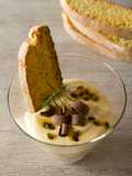 Mousse de maracuyá en licuadora