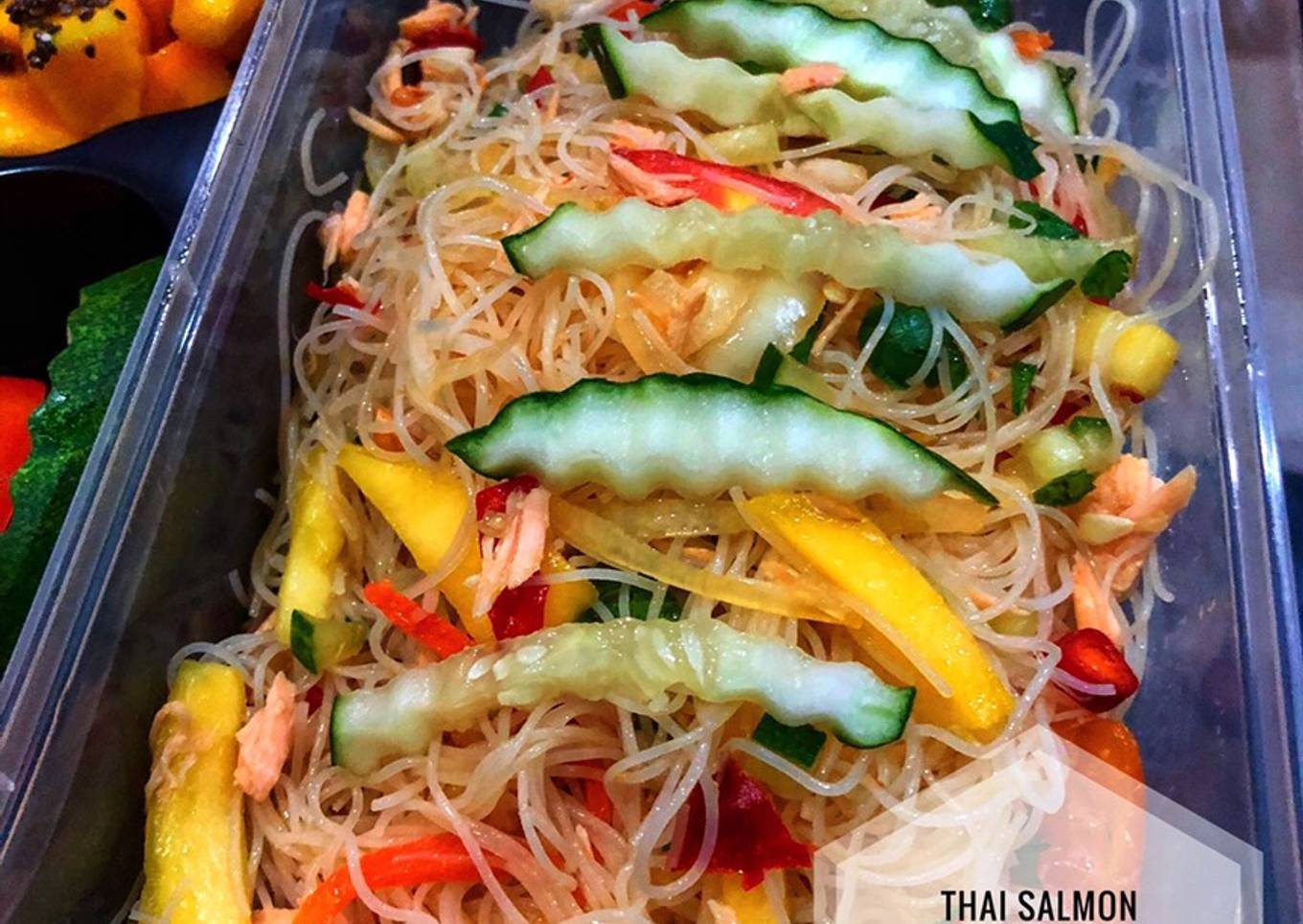 Thai salmon Manggo vermicelli organik